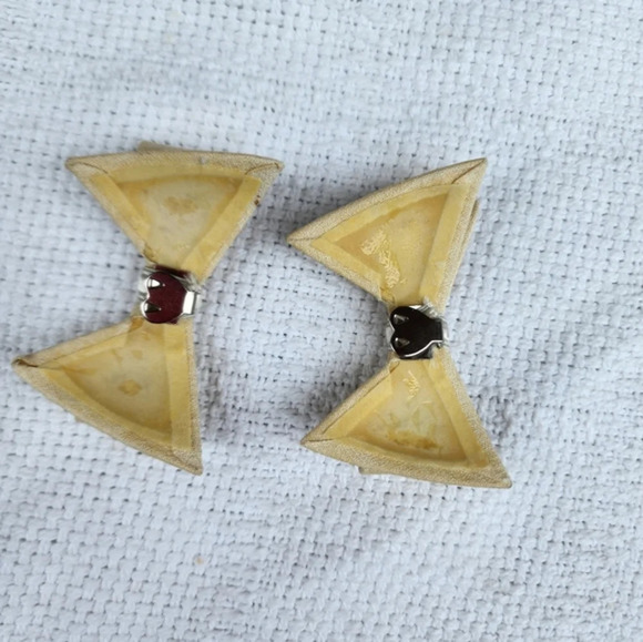 Vintage Rhinestone‎ shoe bow clips - Picture 2 of 4